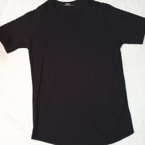 Black top short sleeve T-shirt Size S